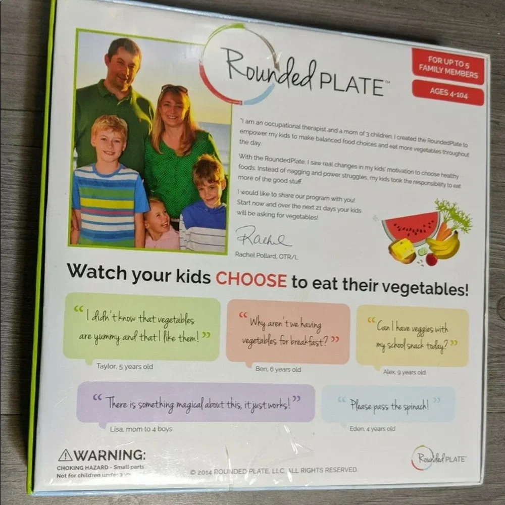 Rounded Plate Change Your Kids Eating in 21 Days